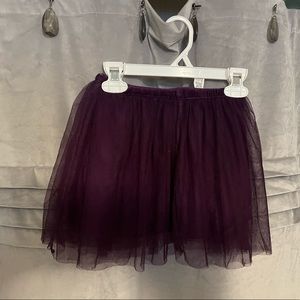 Girls Plum/dark purple tulle Skirt